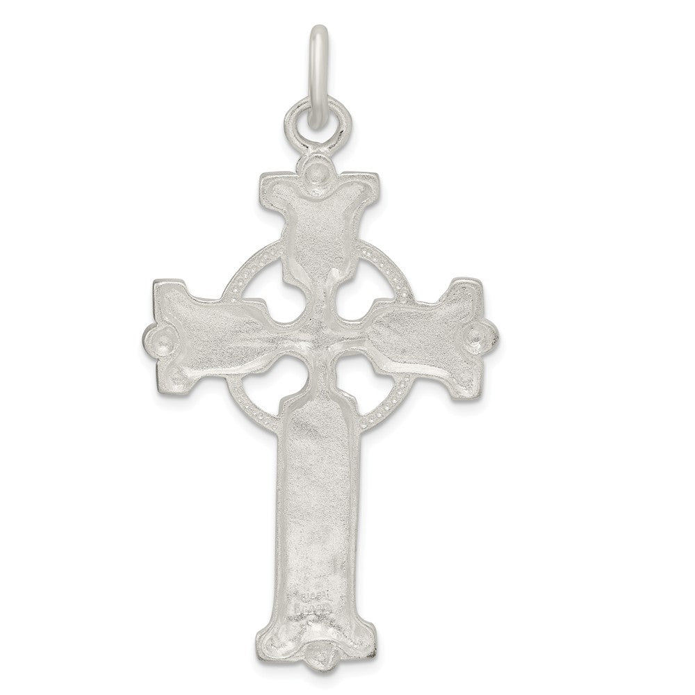 Million Charms 925 Sterling Silver Iona Relgious Cross Pendant