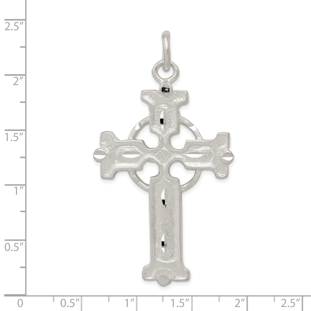 Million Charms 925 Sterling Silver Iona Relgious Cross Pendant