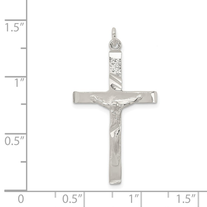 Million Charms 925 Sterling Silver Relgious Crucifix Pendant