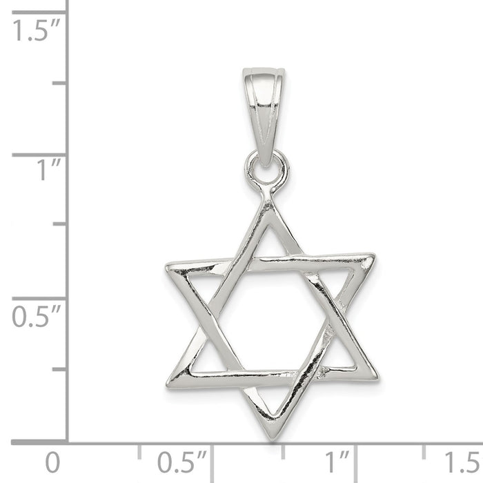 Million Charms 925 Sterling Silver Religious Jewish Star Of David Charm