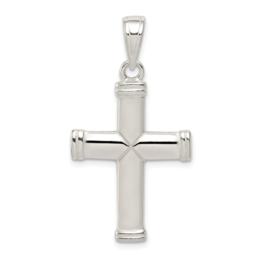 Million Charms 925 Sterling Silver Reversible Relgious Cross Pendant