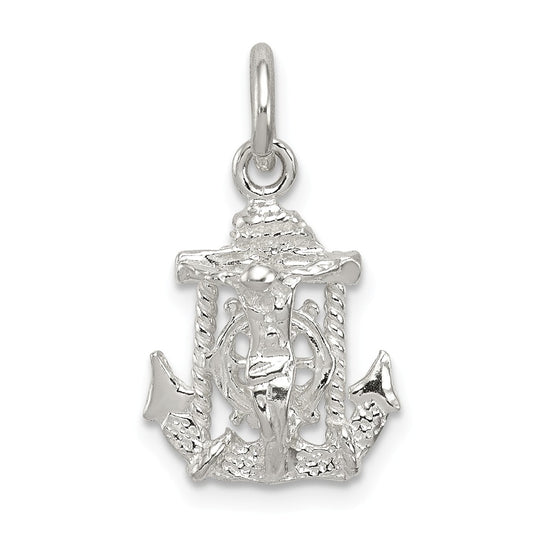 Million Charms 925 Sterling Silver Mariners Relgious Cross Charm