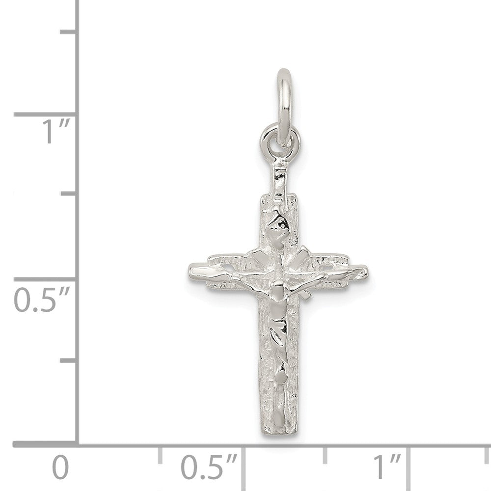 Million Charms 925 Sterling Silver Inri Relgious Crucifix Pendant