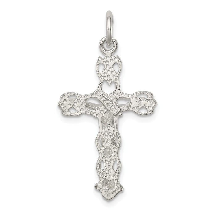 Million Charms 925 Sterling Silver Relgious Crucifix Charm