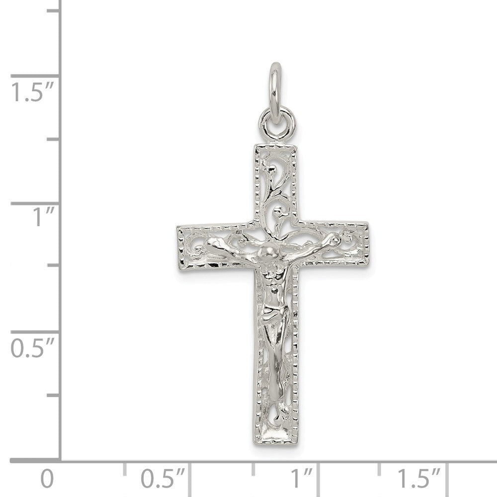Million Charms 925 Sterling Silver Inri Relgious Crucifix Pendant