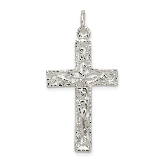 Million Charms 925 Sterling Silver Inri Relgious Crucifix Pendant