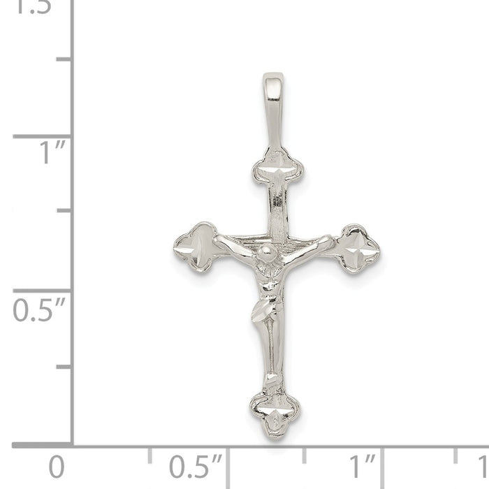 Million Charms 925 Sterling Silver Relgious Crucifix Pendant