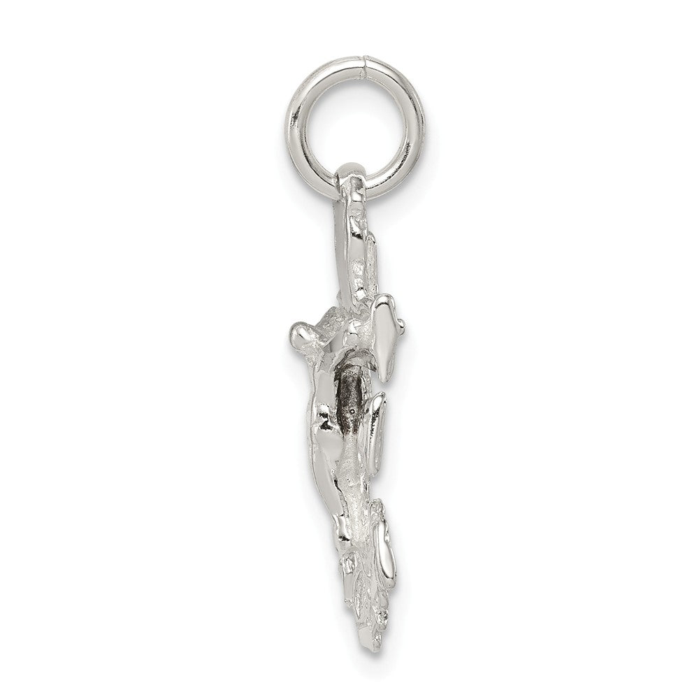 Million Charms 925 Sterling Silver Cara Vaca Relgious Crucifix Pendant