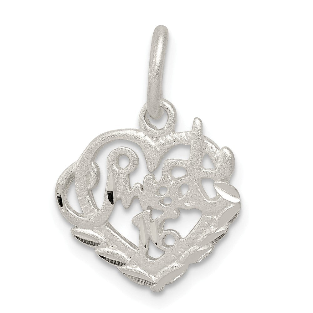 Million Charms 925 Sterling Silver Sweet 16 Birthday Charm