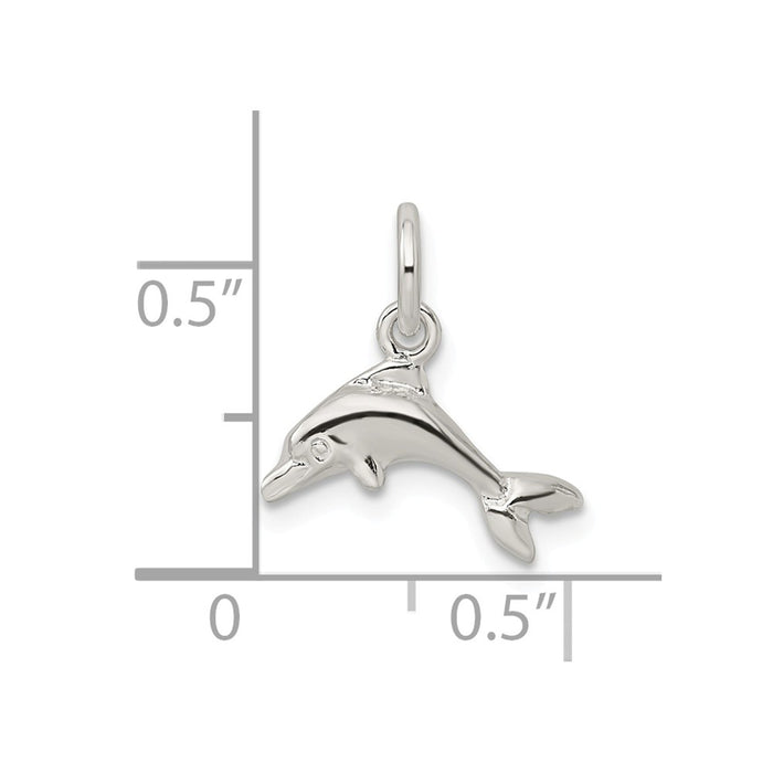 Million Charms 925 Sterling Silver Dolphin Charm