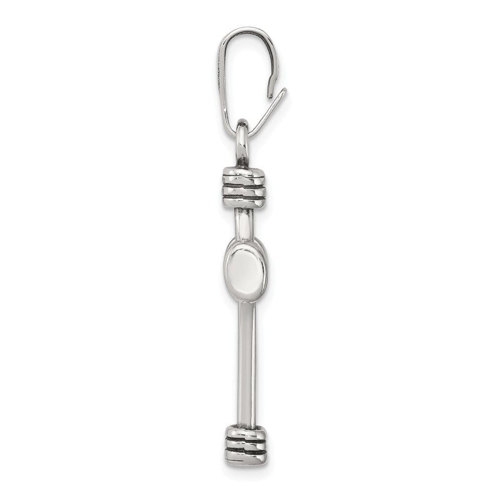 Million Charms 925 Sterling Silver Antiqued Relgious Cross Pendant
