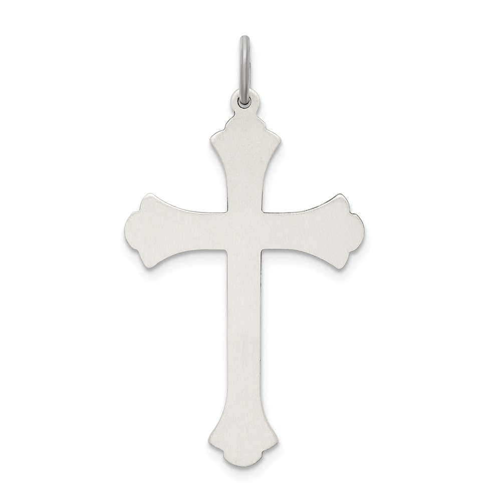 Million Charms 925 Sterling Silver Antiqued Relgious Cross Pendant