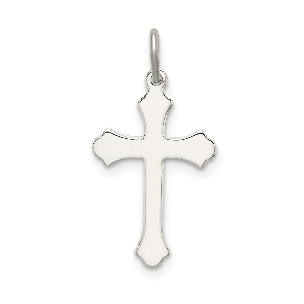 Million Charms 925 Sterling Silver Antiqued Relgious Cross Charm