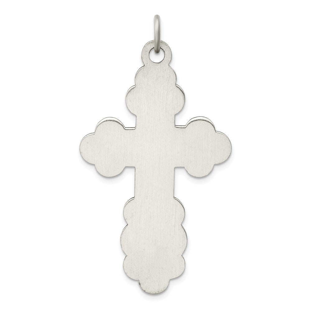 Million Charms 925 Sterling Silver Eastern Orthodox Relgious Cross Charm