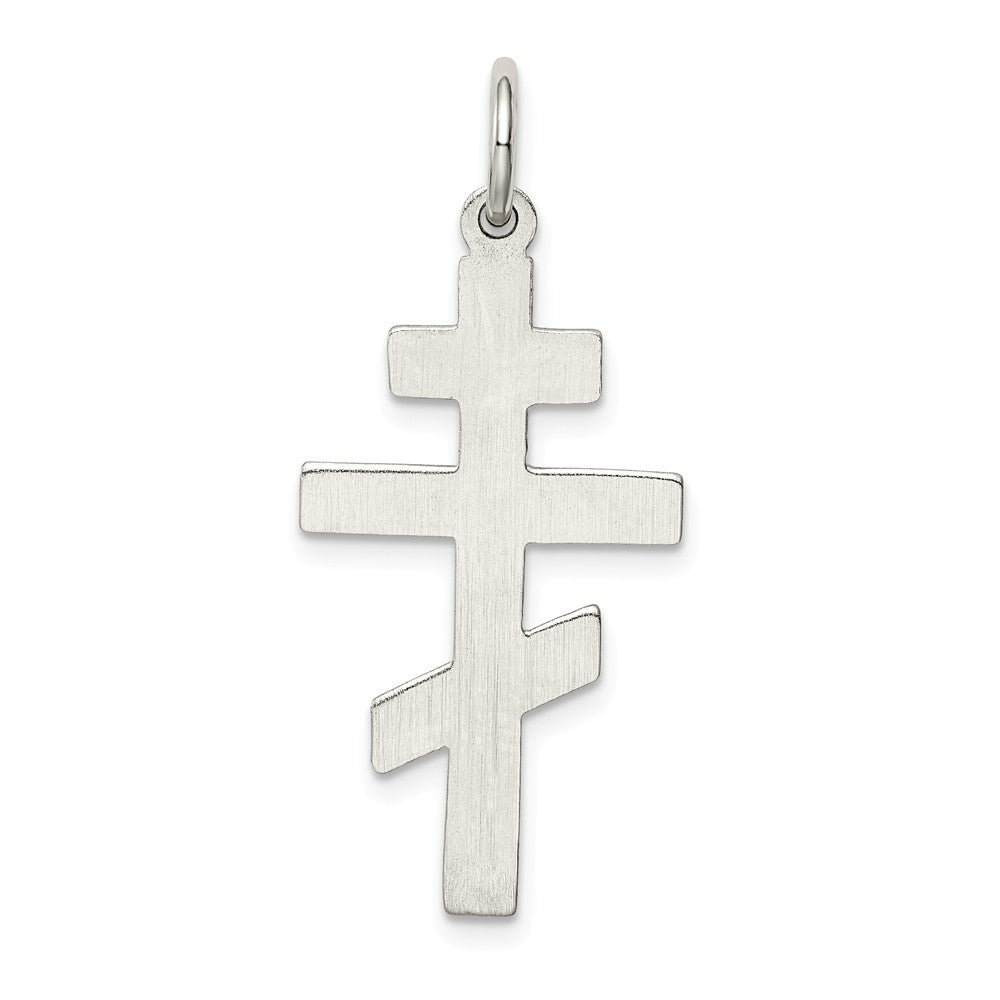 Million Charms 925 Sterling Silver Eastern Orthodox Relgious Cross Charm