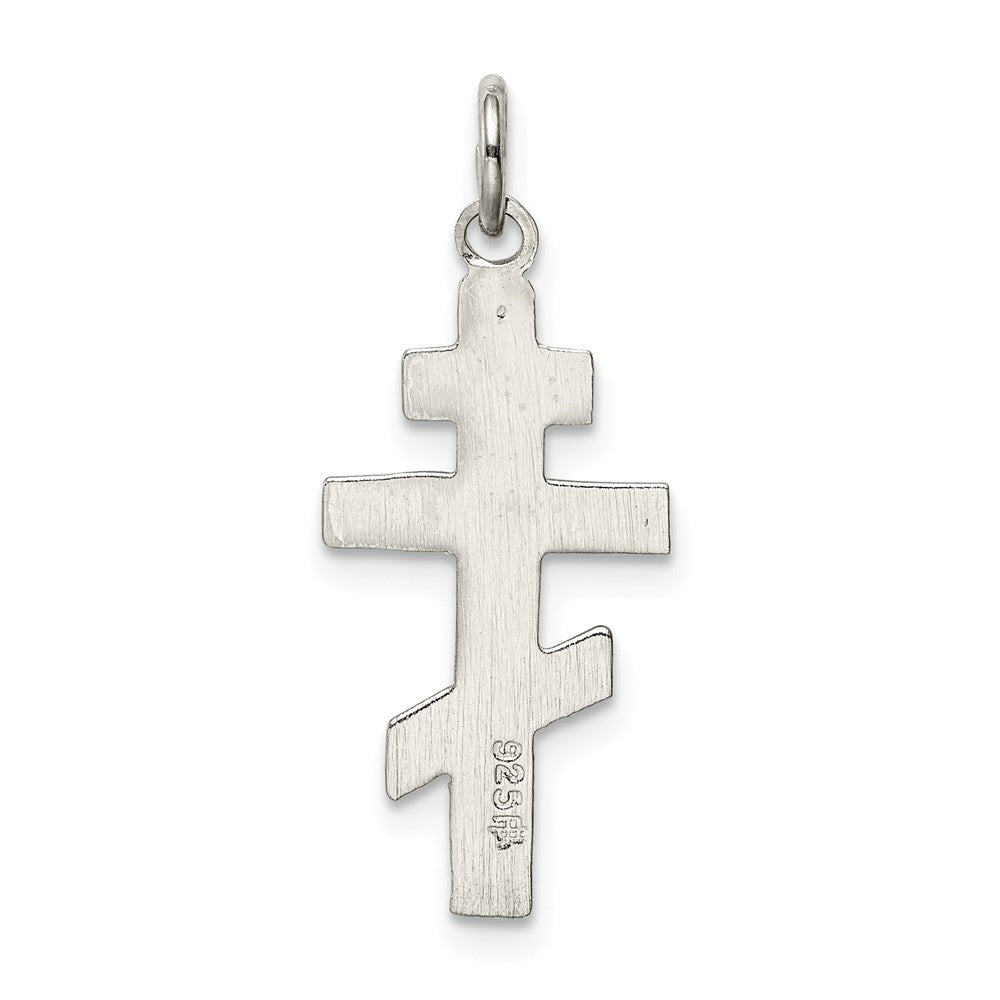Million Charms 925 Sterling Silver Eastern Orthodox Relgious Cross Charm