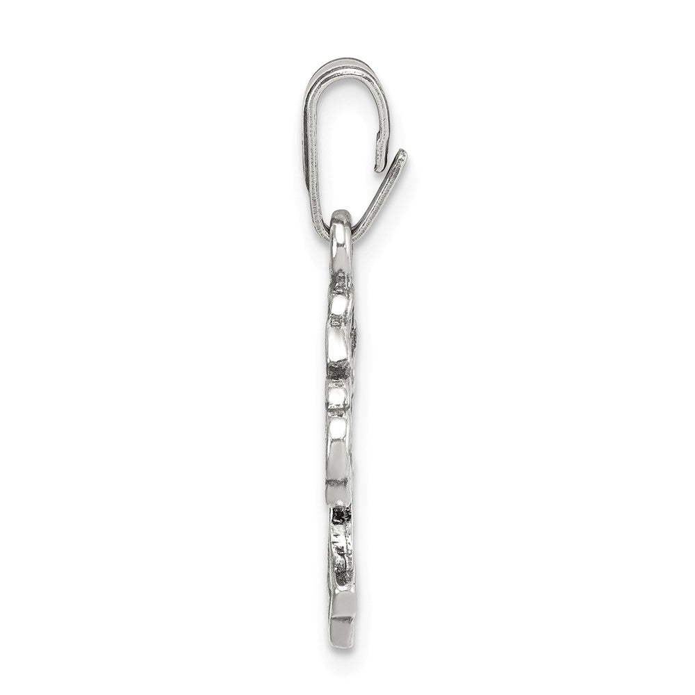 Million Charms 925 Sterling Silver Antiqued Relgious Cross Pendant