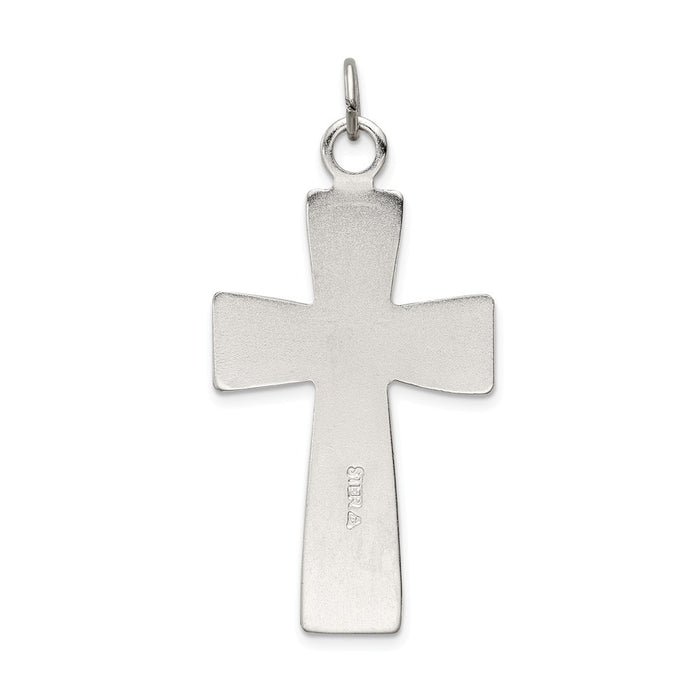 Million Charms 925 Sterling Silver Inri Relgious Crucifix Pendant