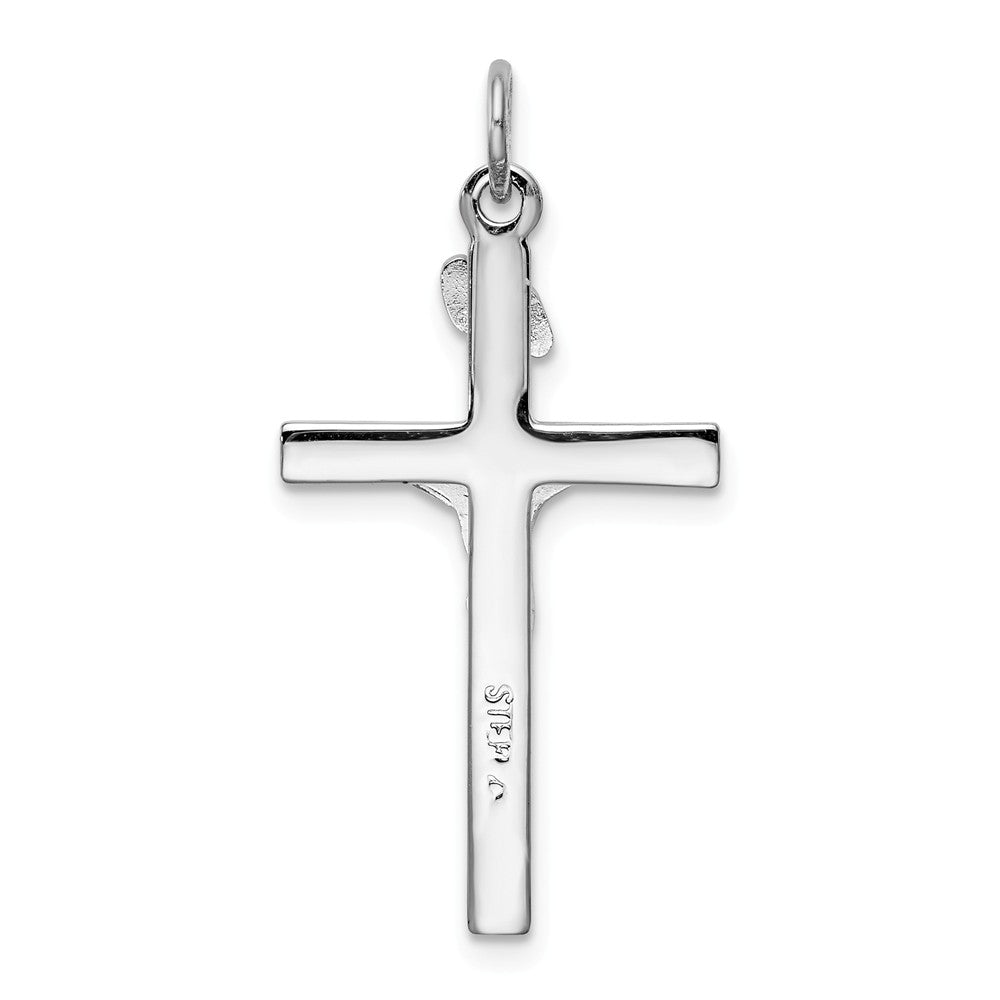Million Charms 925 Sterling Silver Rhodium-Plated & Vermeil Inri Relgious Crucifix Charm