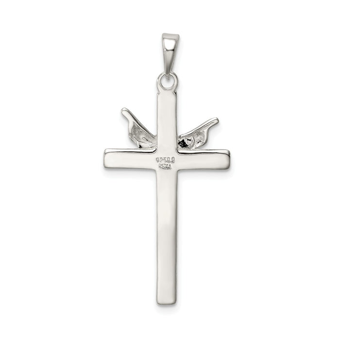 Million Charms 925 Sterling Silver Relgious Crucifix Pendant