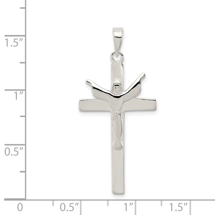 Million Charms 925 Sterling Silver Relgious Crucifix Pendant