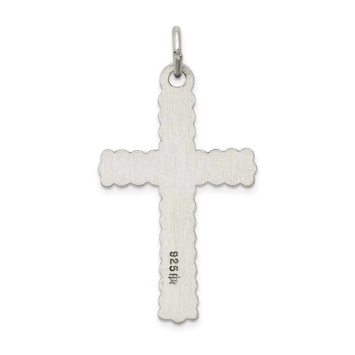 Million Charms 925 Sterling Silver Inri Relgious Crucifix Pendant