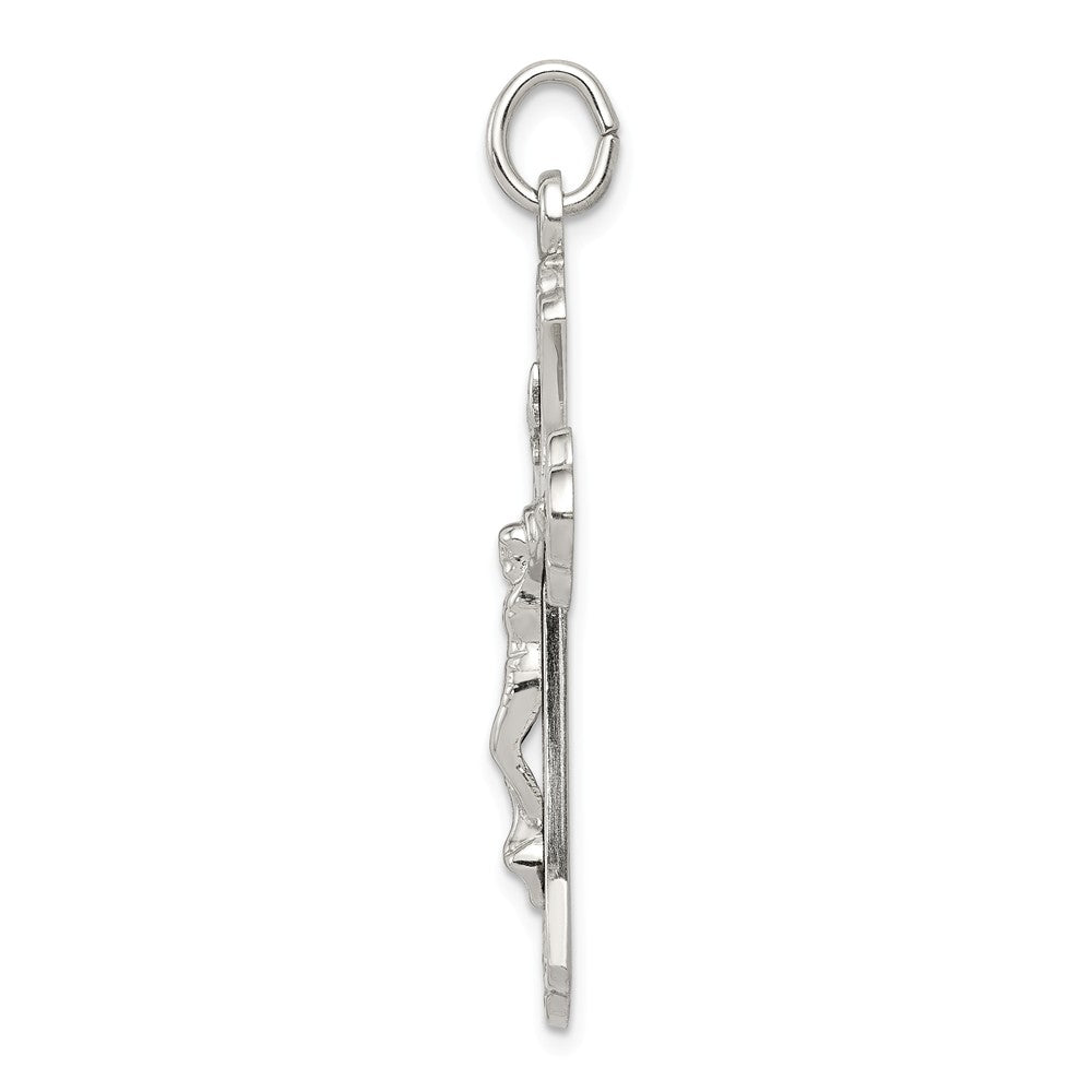 Million Charms 925 Sterling Silver Inri Relgious Crucifix Pendant