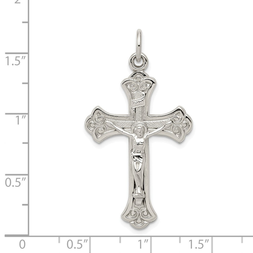 Million Charms 925 Sterling Silver Inri Relgious Crucifix Pendant