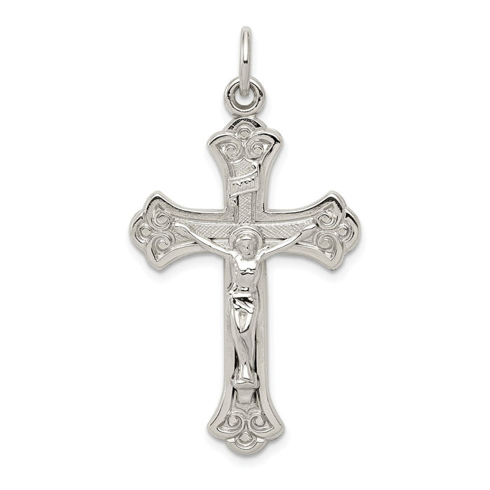 Million Charms 925 Sterling Silver Inri Relgious Crucifix Pendant