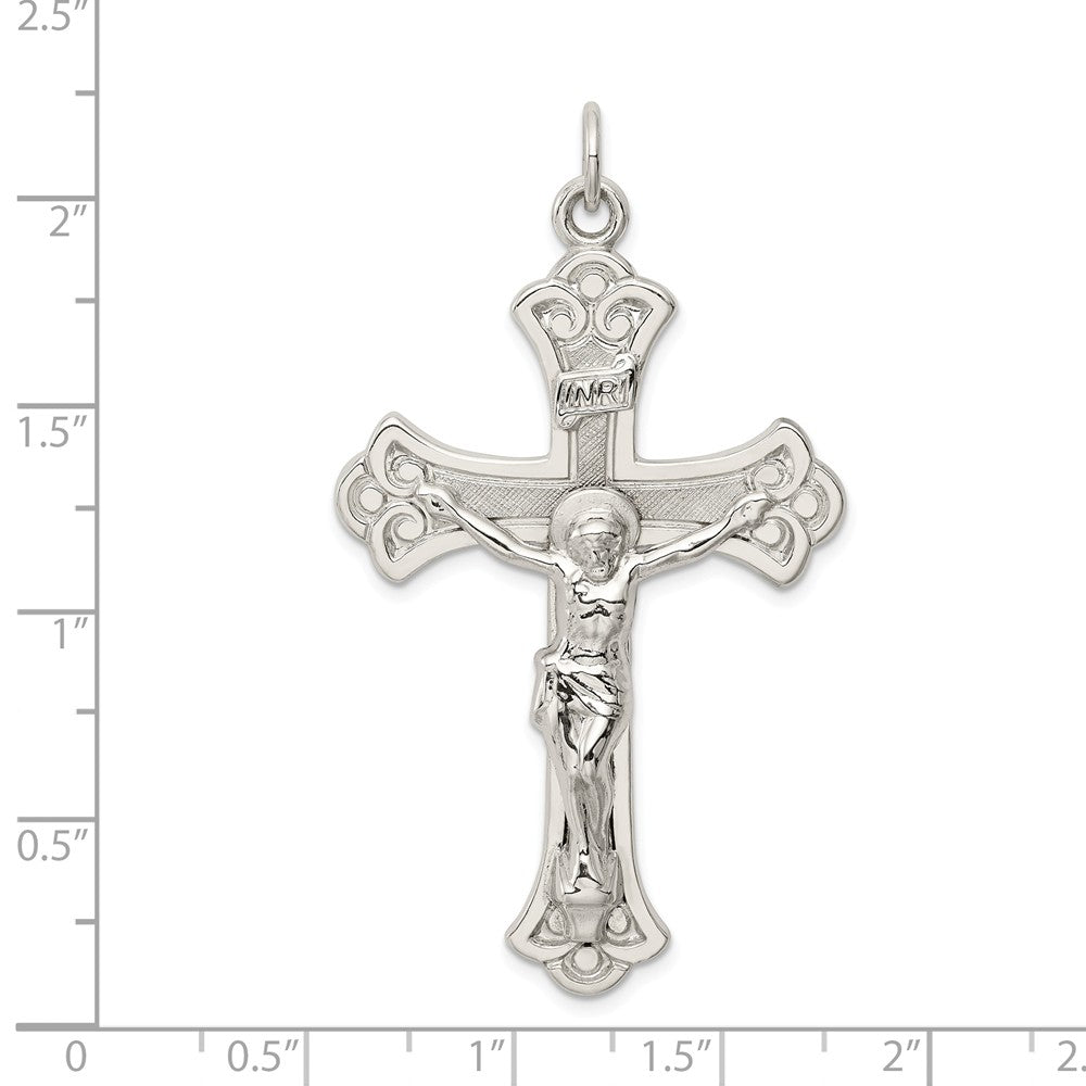 Million Charms 925 Sterling Silver Inri Relgious Crucifix Pendant