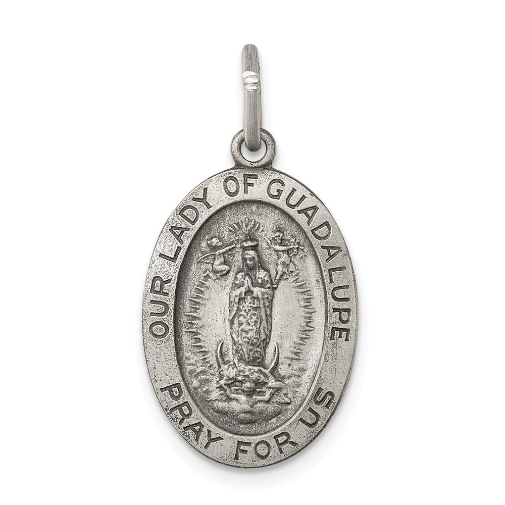 Million Charms 925 Sterling Silver Relgious Our Lady Of Guadalupe Medal