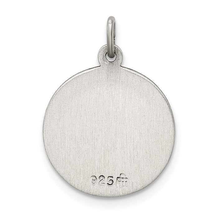 Million Charms 925 Sterling Silver Relgious Our Lady Of Perpetual Help Medal