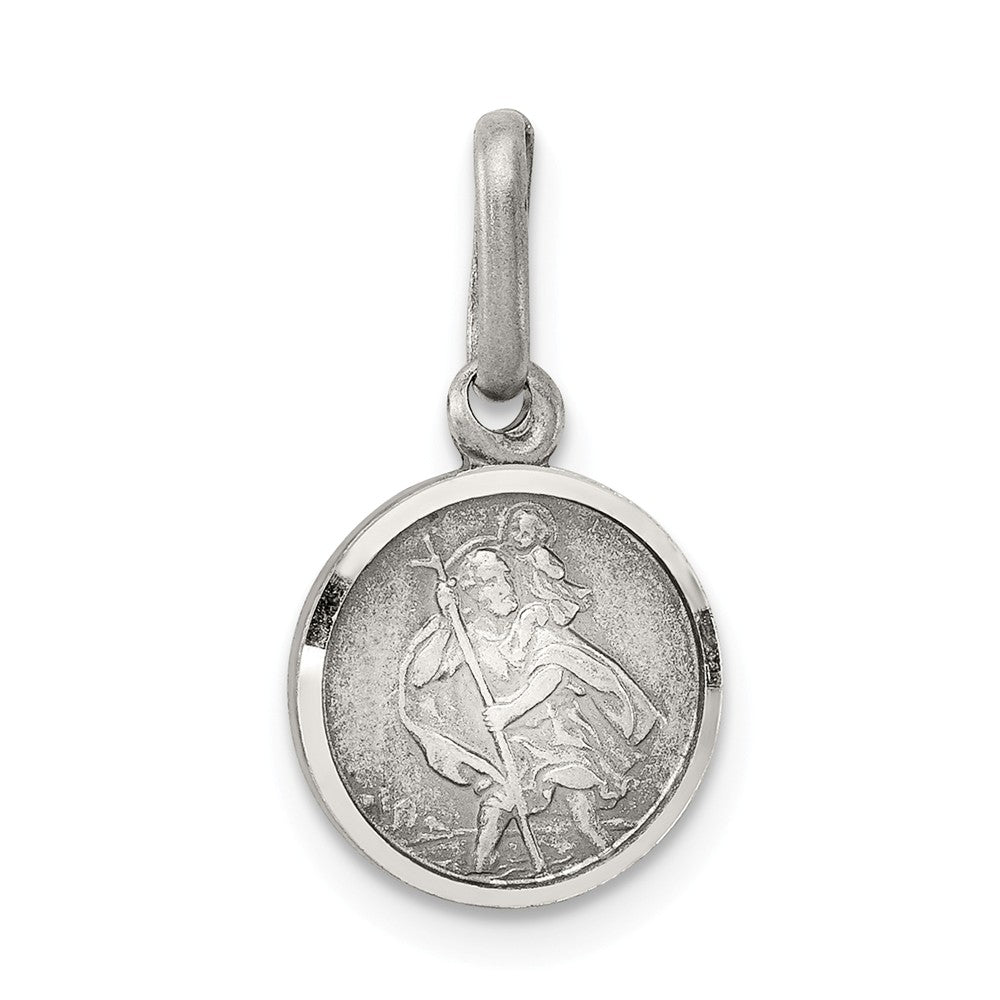 Million Charms 925 Sterling Silver Religious Saint Christopher Medal