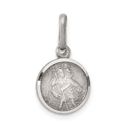 Million Charms 925 Sterling Silver Religious Saint Christopher Medal