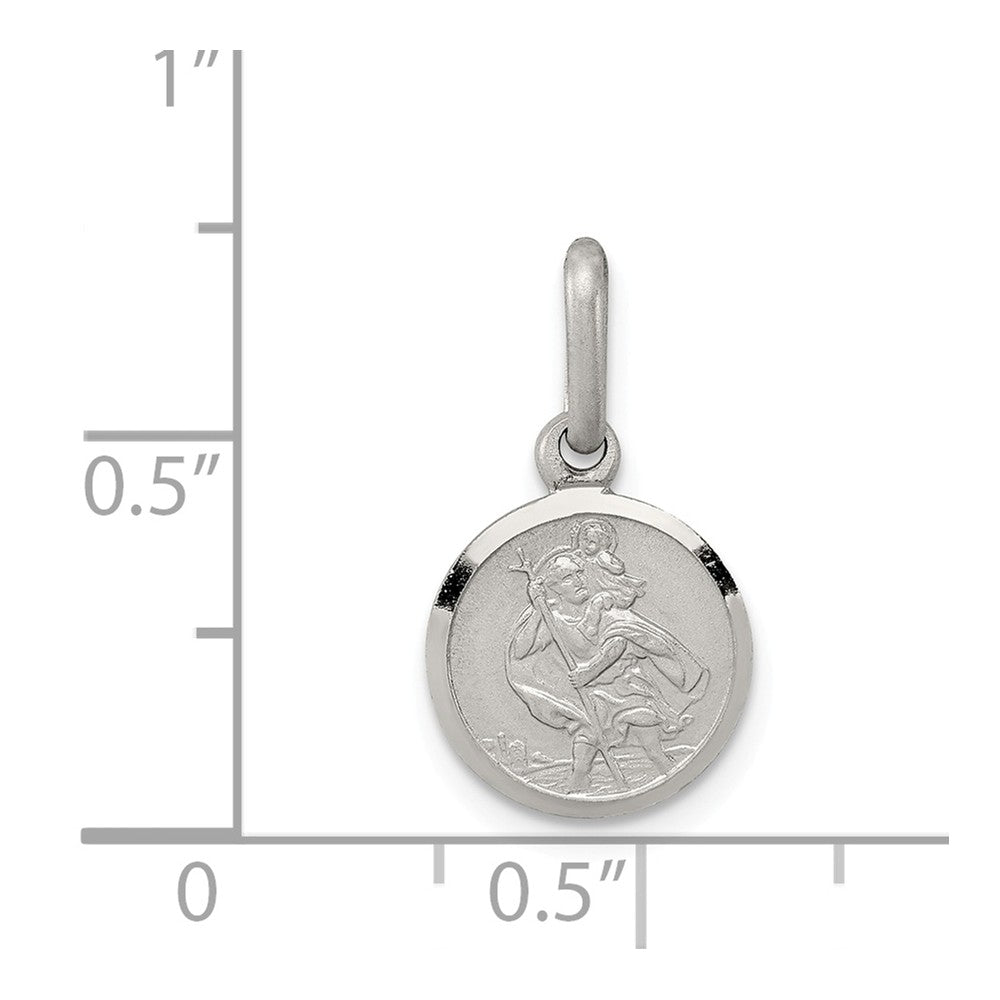 Million Charms 925 Sterling Silver Religious Saint Christopher Medal