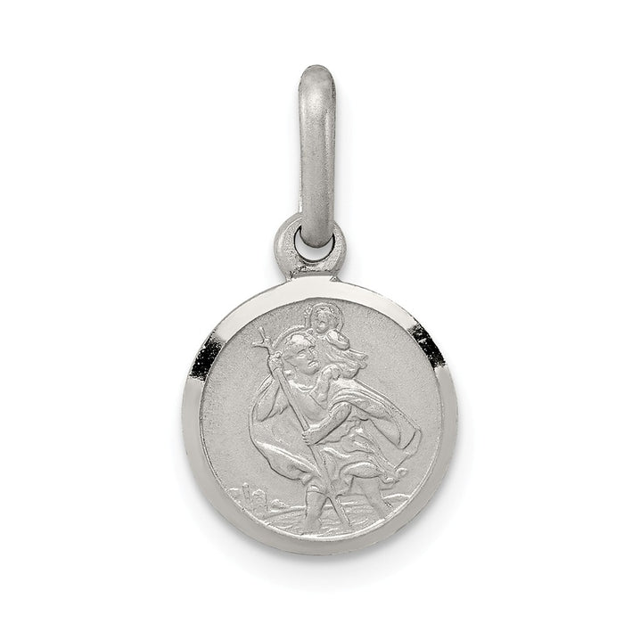 Million Charms 925 Sterling Silver Religious Saint Christopher Medal