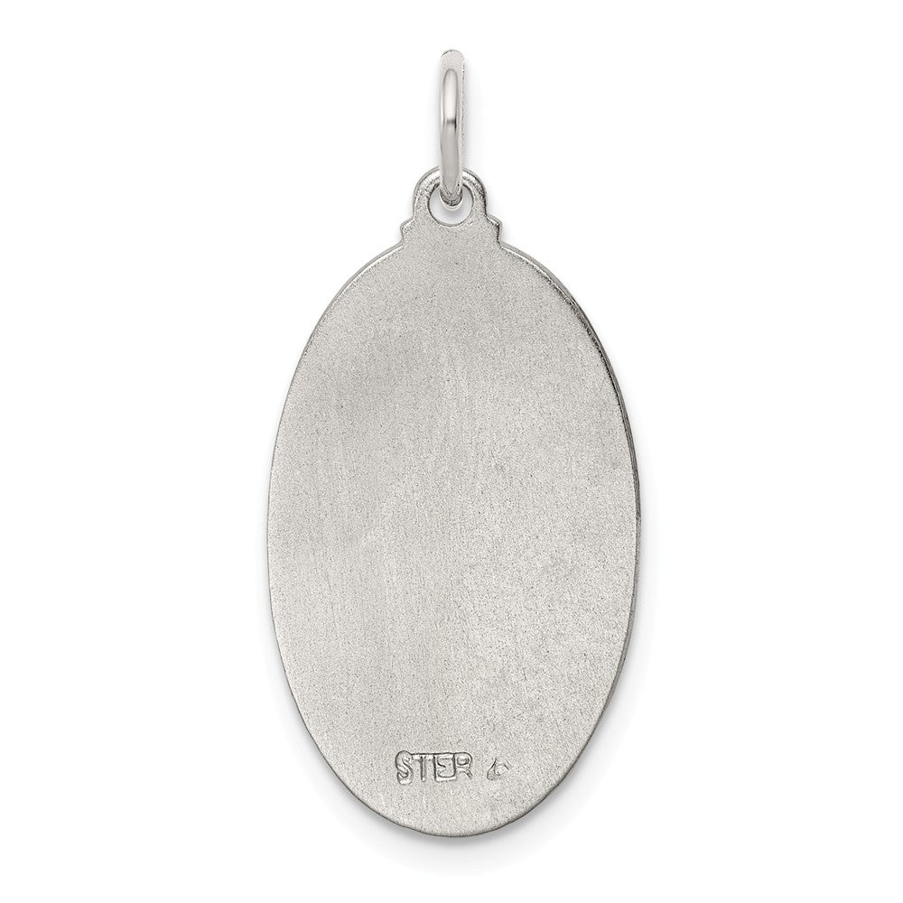 Million Charms 925 Sterling Silver Rhodium-Plated & Vermeil Religious Saint Christopher Medal