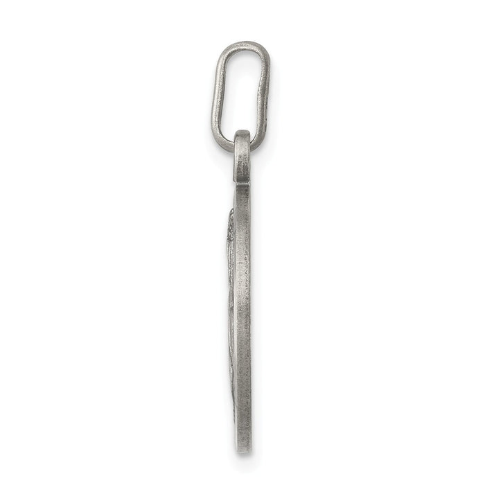 Million Charms 925 Sterling Silver Relgious Our Lady Of Mount Carmel Medal