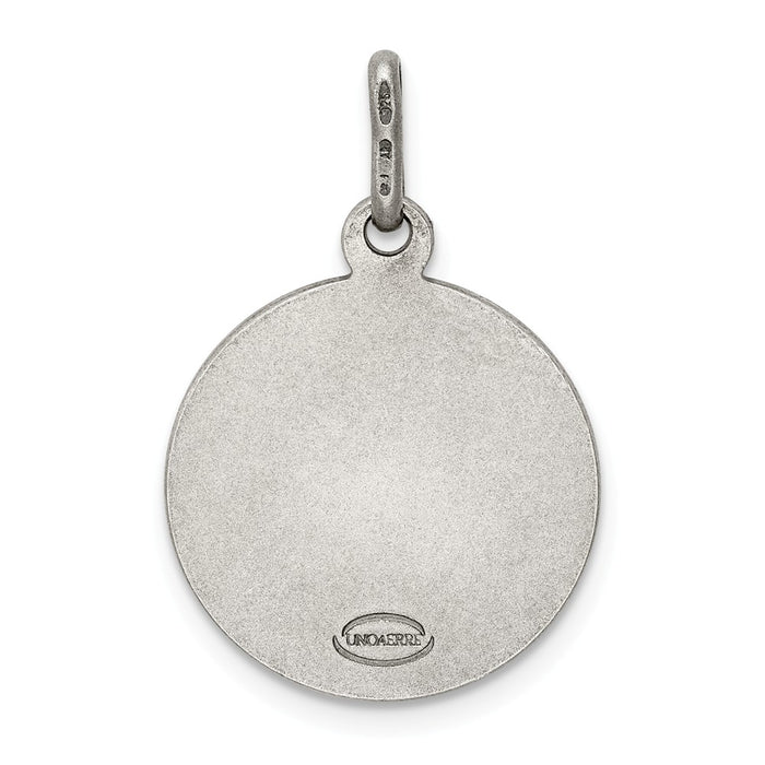 Million Charms 925 Sterling Silver Relgious Our Lady Of Mount Carmel Medal