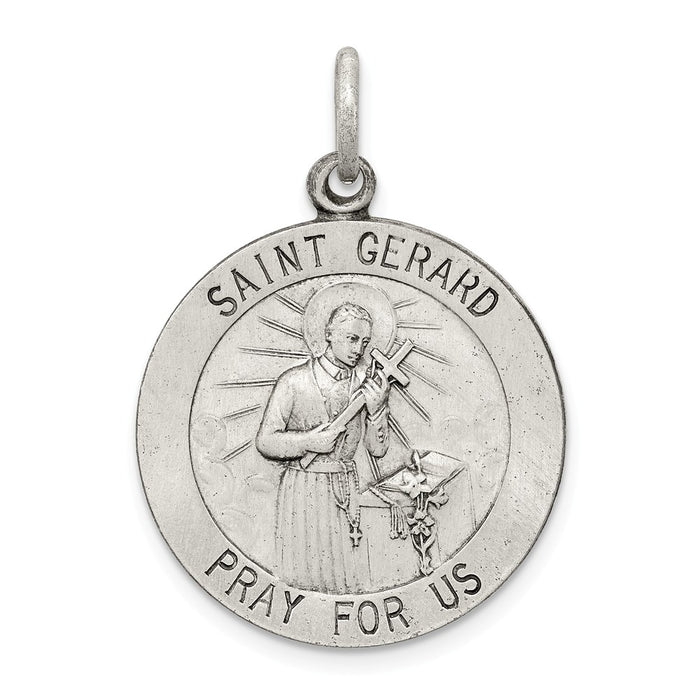 Million Charms 925 Sterling Silver Religious Saint Gerard Medal