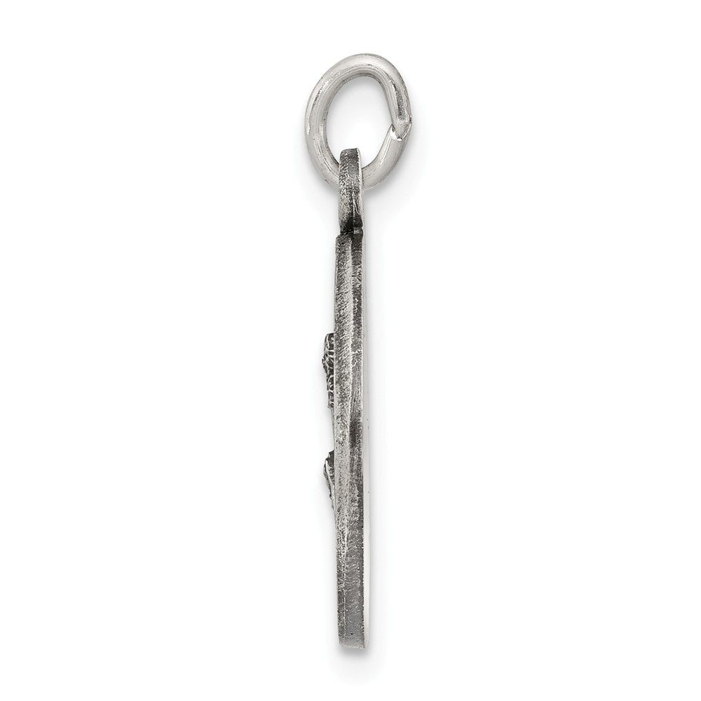 Million Charms 925 Sterling Silver Religious Saint Peregrine Medal