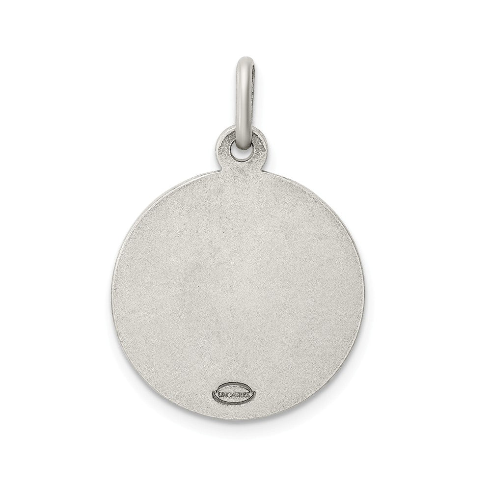 Million Charms 925 Sterling Silver Religious Baptism Medal
