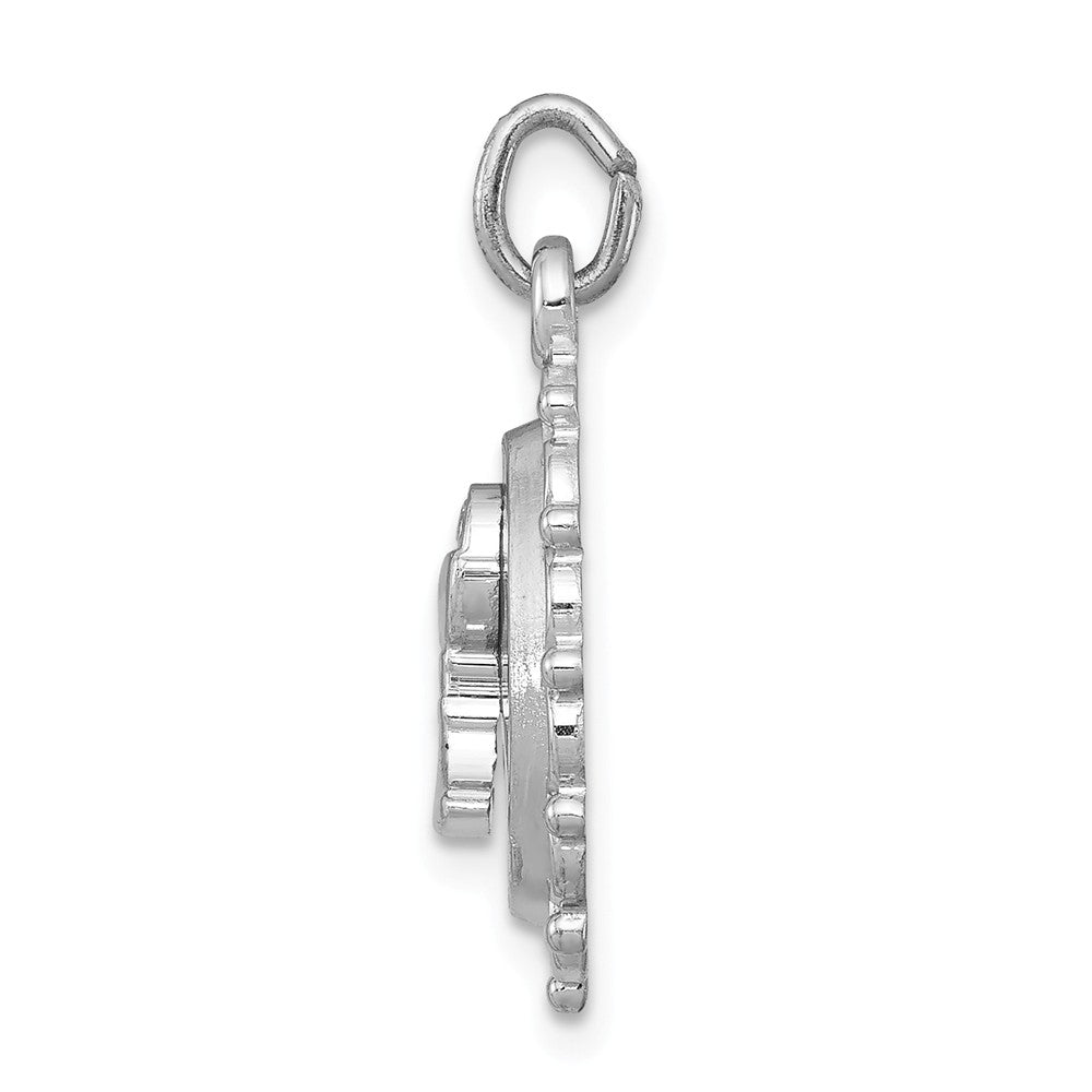 Million Charms 925 Sterling Silver Rhodium-Plated Religious Holy Communion Charm
