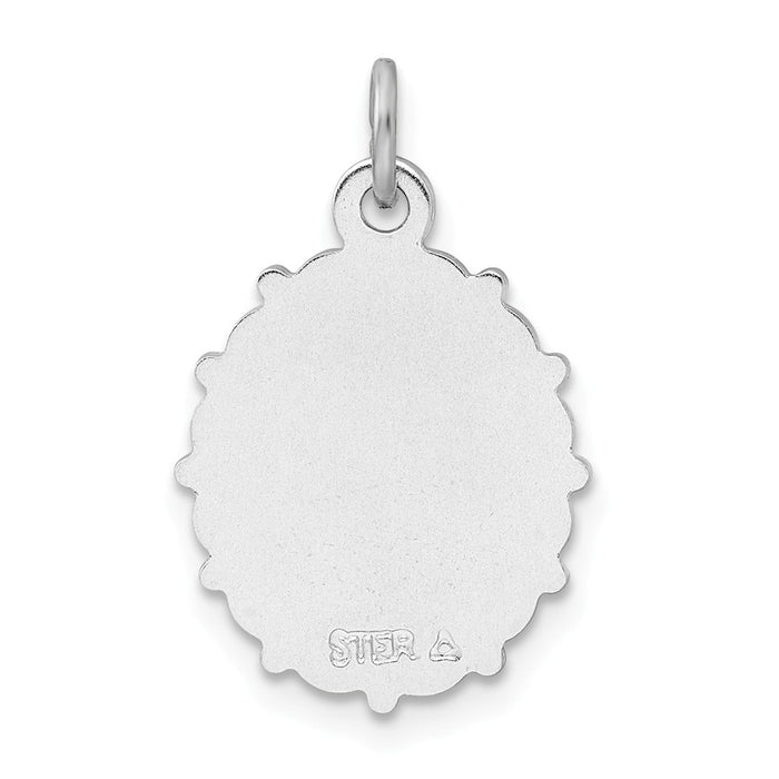 Million Charms 925 Sterling Silver Rhodium-Plated Religious Holy Communion Charm