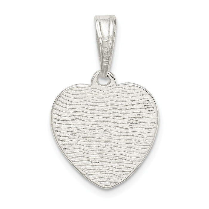 Million Charms 925 Sterling Silver Heart Pendant