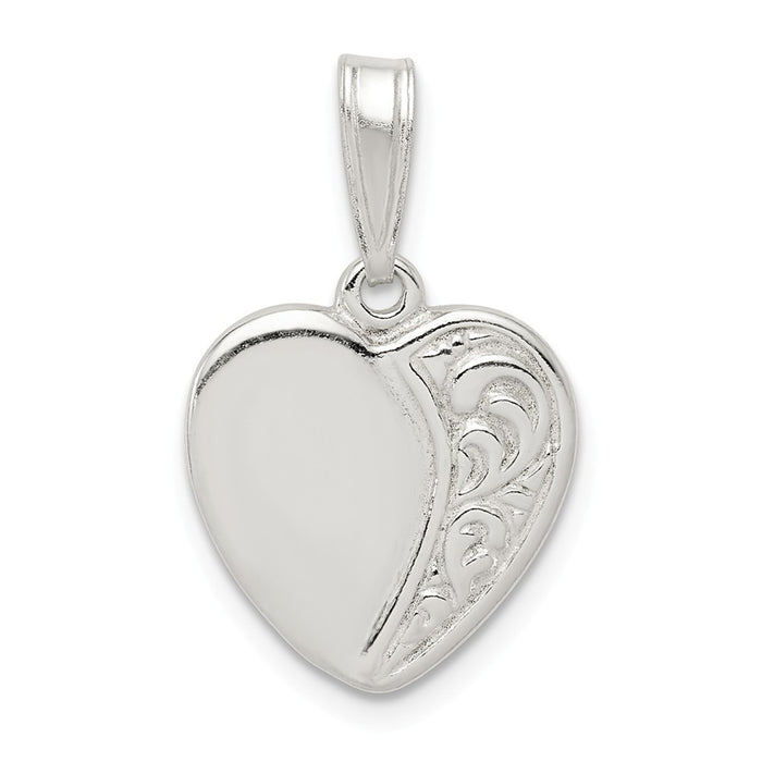 Million Charms 925 Sterling Silver Heart Pendant