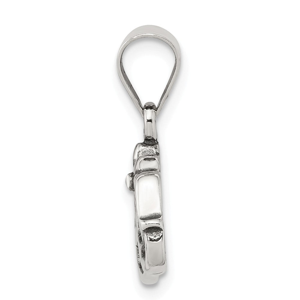 Million Charms 925 Sterling Silver Antiqued Mom Charm