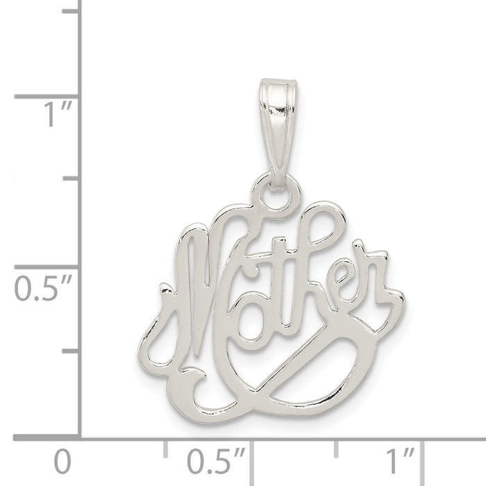 Million Charms 925 Sterling Silver Mother Pendant