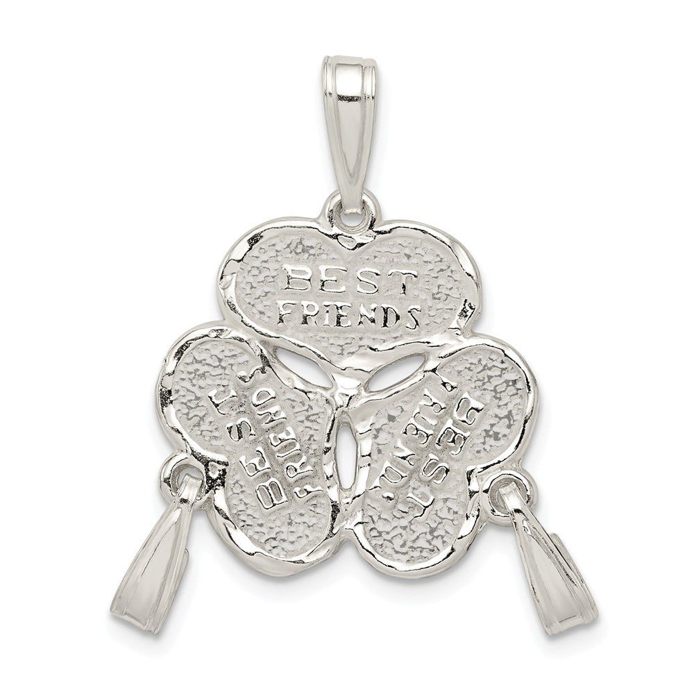 Million Charms 925 Sterling Silver 3-Piece Best Friends Charm