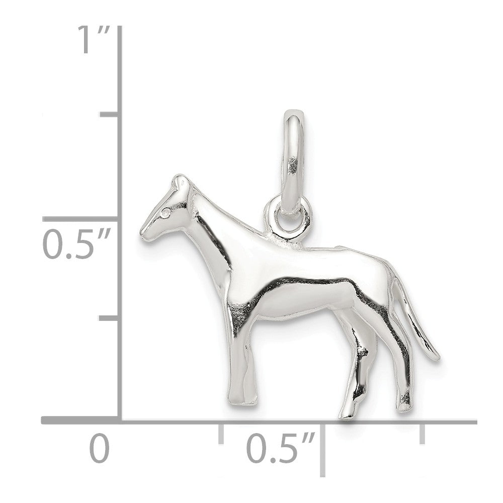 Million Charms 925 Sterling Silver Horse Charm